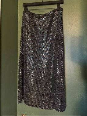 Urban Outfitters Black Sparkle Skirt
